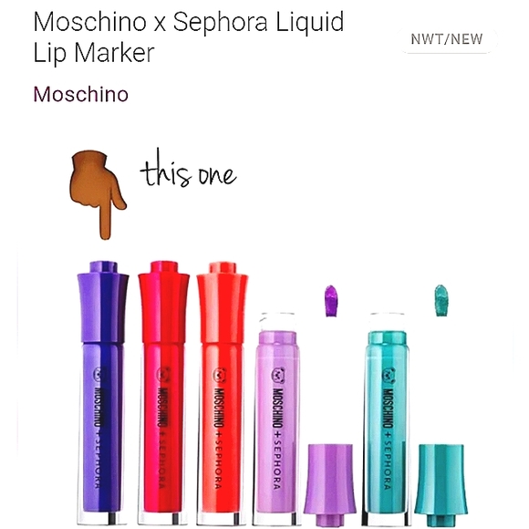 Moshino Other - Moshino + Sephora Liquid Markers Lip Set